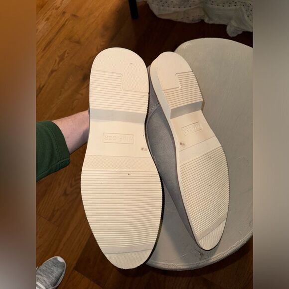 Tommy Hilfiger Men's Lace Up Light Gray Oxfords - Picture 6 of 7